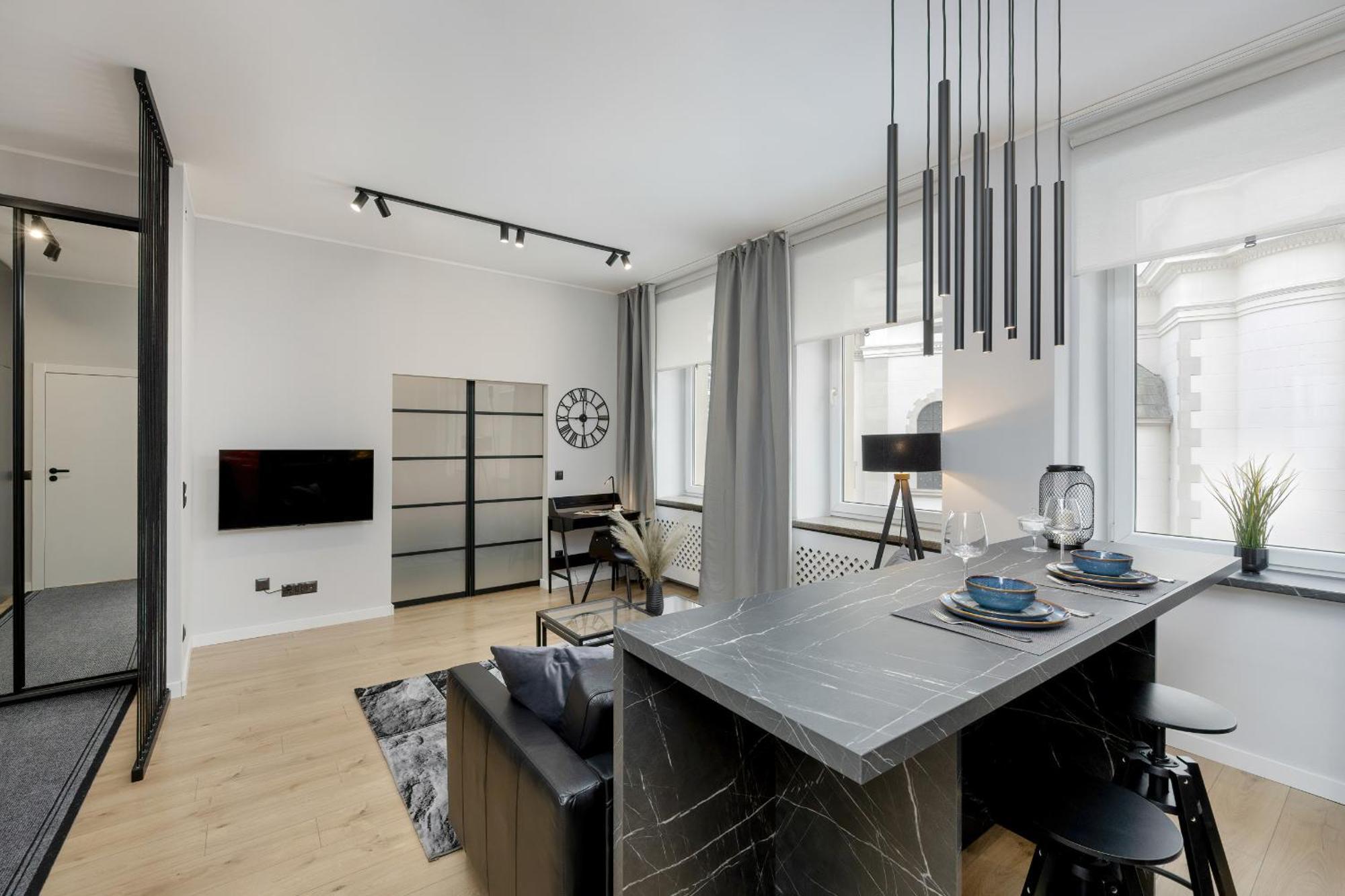 Exclusive Grey And Red Apartment In Warsaw Center By Noclegi Renters Varsóvia Exterior foto