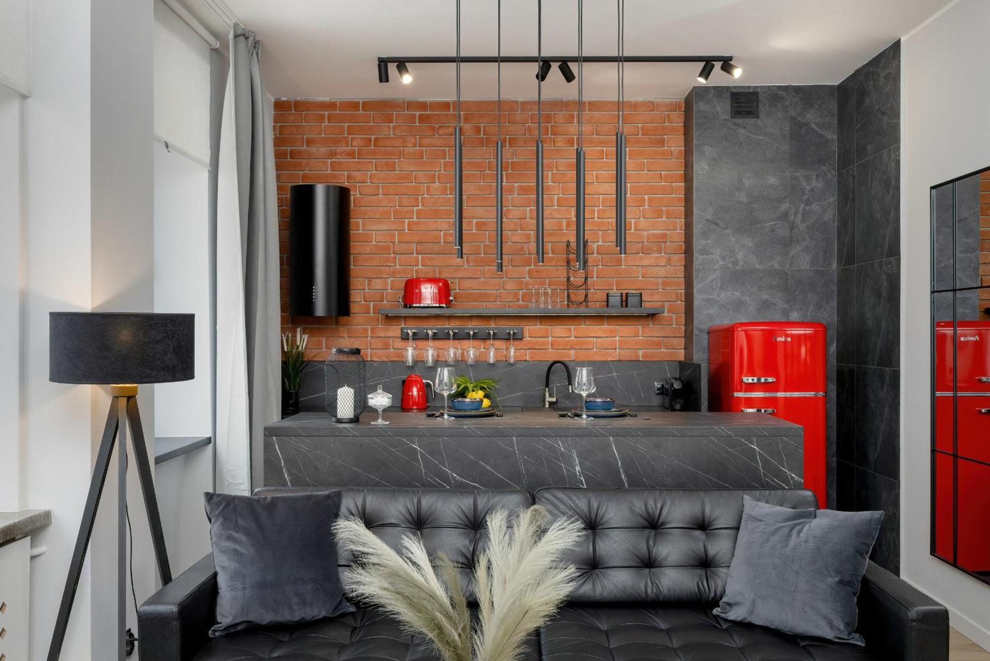 Exclusive Grey And Red Apartment In Warsaw Center By Noclegi Renters Varsóvia Exterior foto