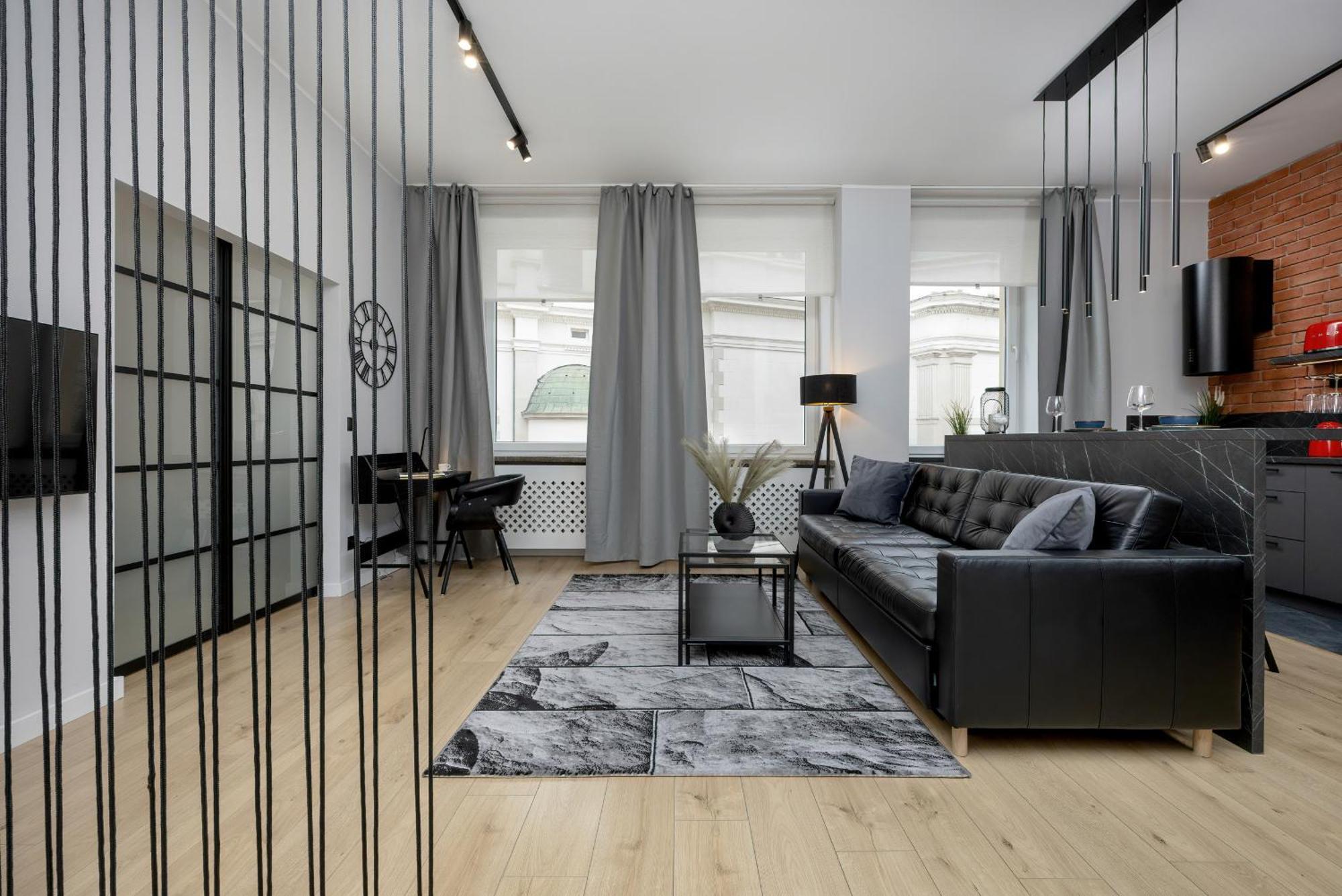 Exclusive Grey And Red Apartment In Warsaw Center By Noclegi Renters Varsóvia Exterior foto